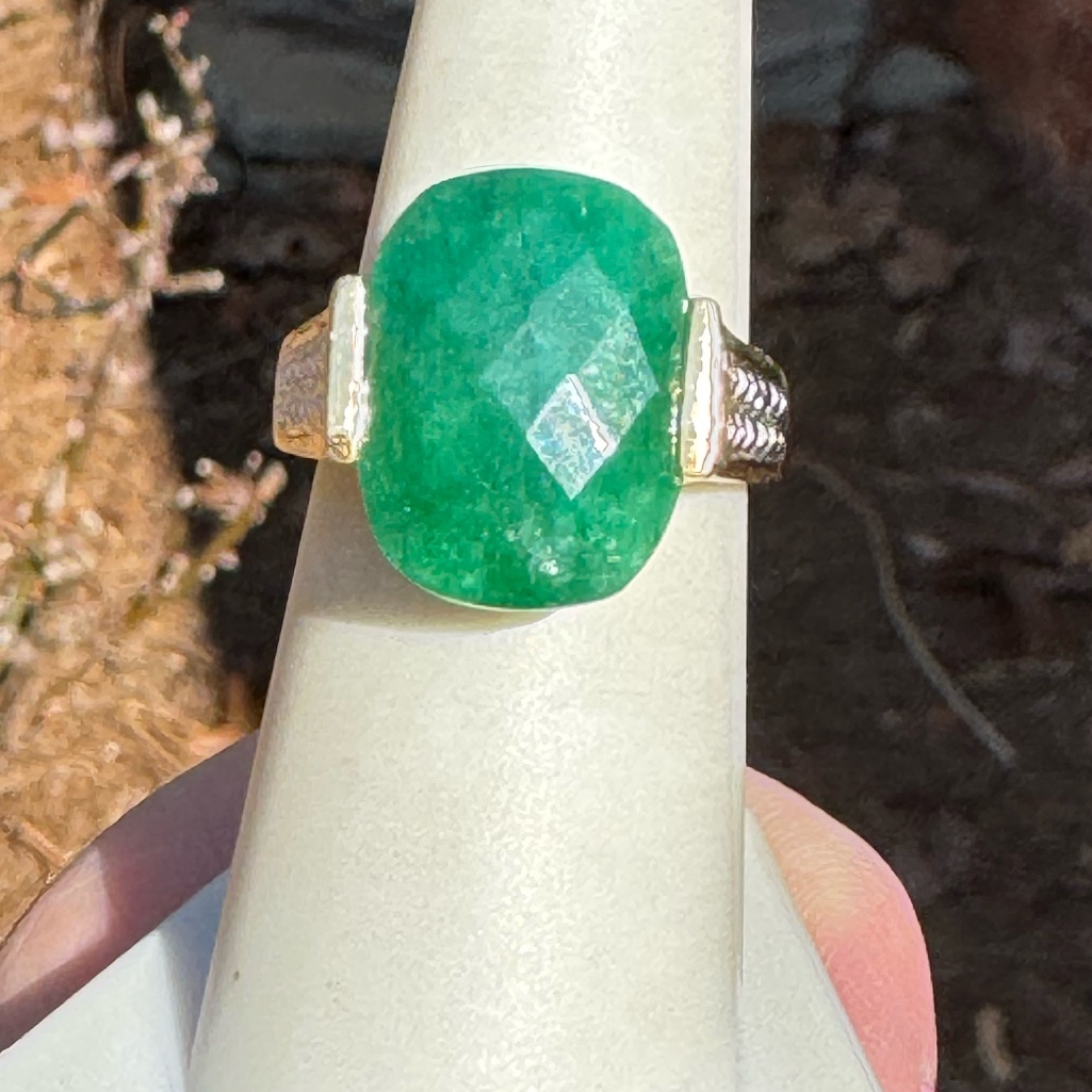 925 Emerald Ring